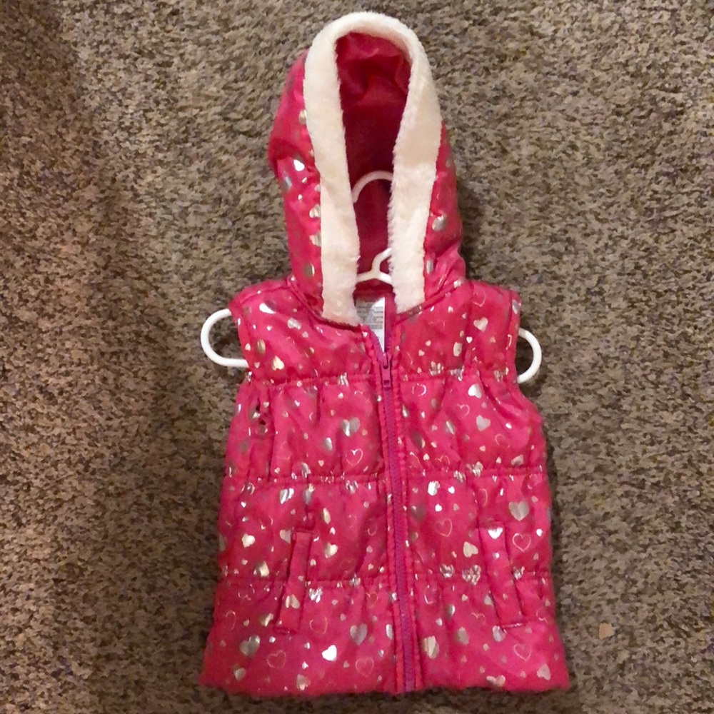 Pink Zip Up Vest